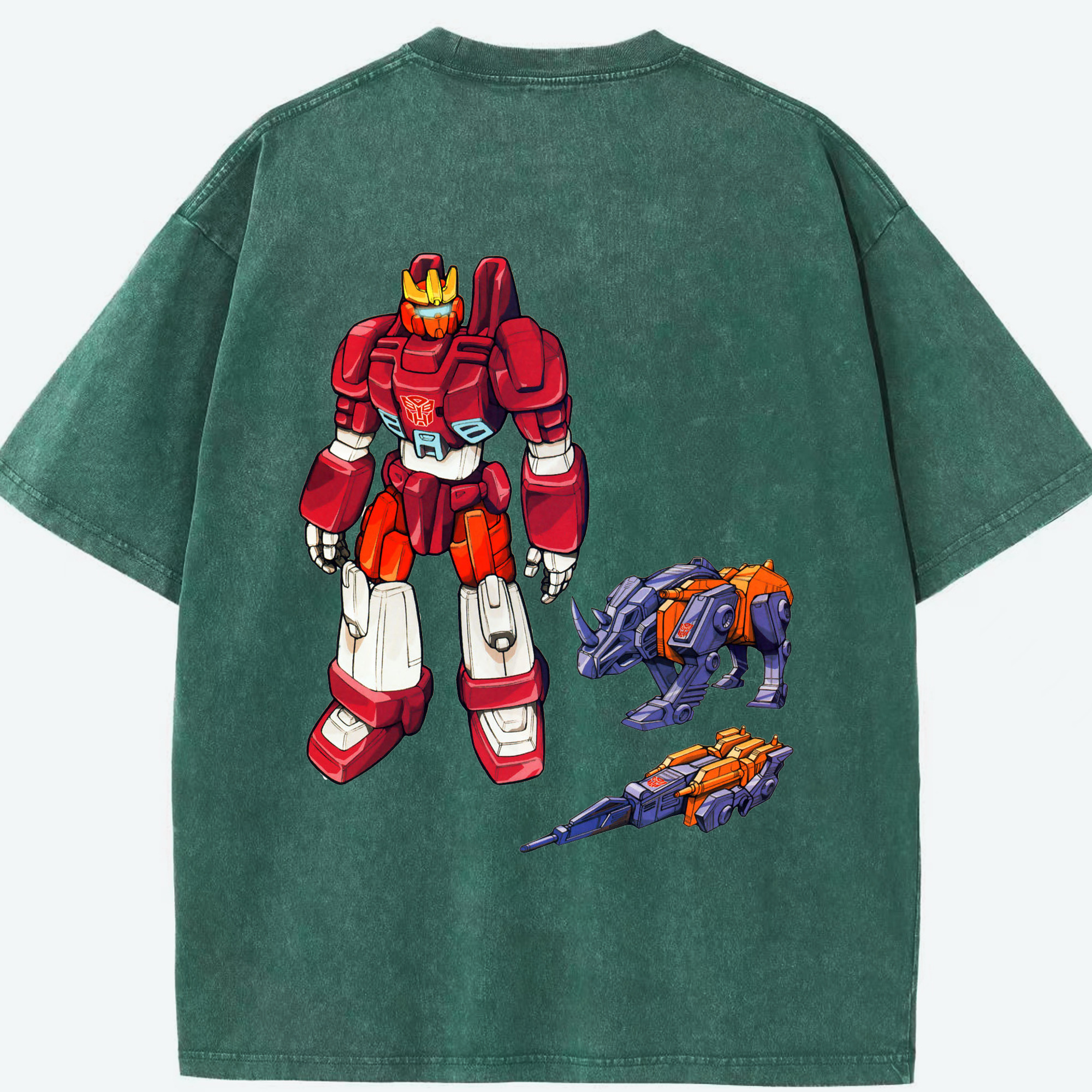 （画像用）  綿100% ヴィンテージ風 半袖Tシャツ（背面プリント）